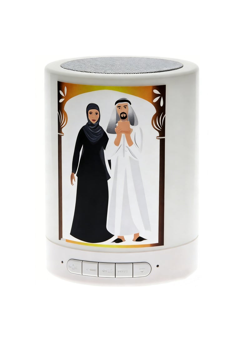 CRONY Q1 Multifunction Bluetooth Quran Speaker with TF Card MP3 Playback FM Radio and 5-Hour Battery for Islamic Learning - Image 1